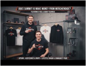 Does Summit1g Make Money from Merchandise?