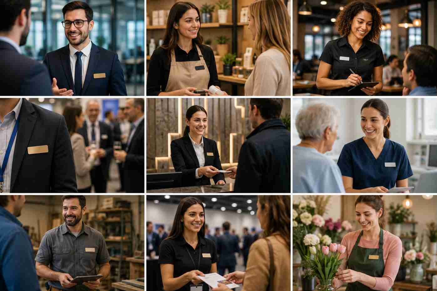 Creative Ways Businesses Can Use a Custom Name Tag Beyond Employee Identification